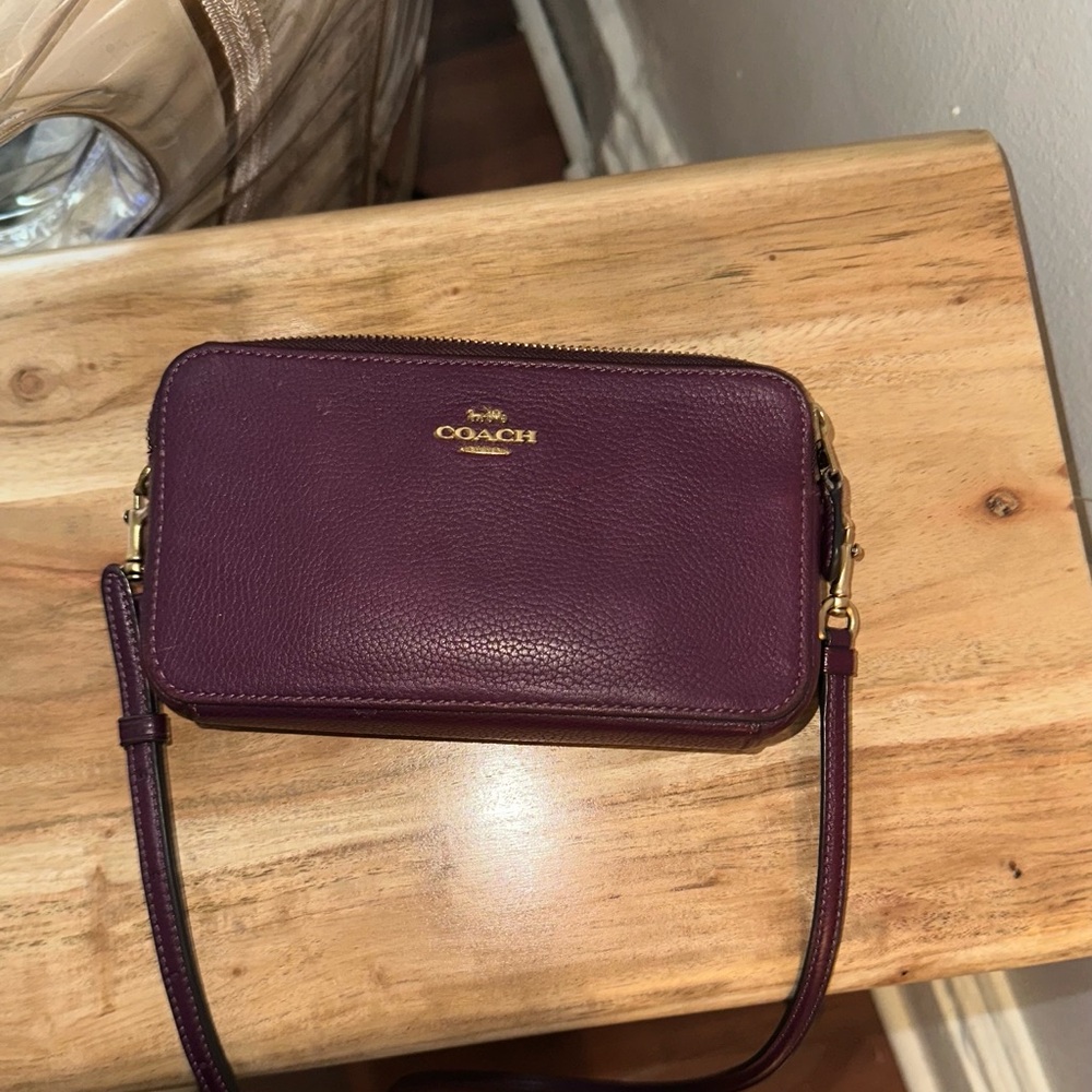 Coach Deep Purple Crossbody Bag
